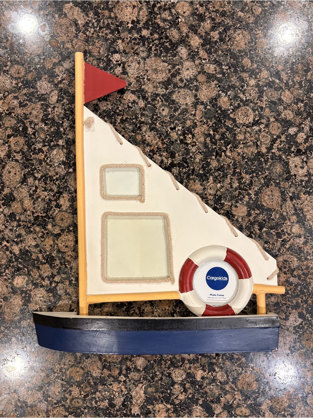 Sailboat Multi-Photo Wooden Frame